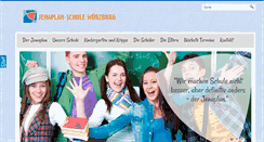 Desktop Screenshot of jenaplan-schule-wuerzburg.de